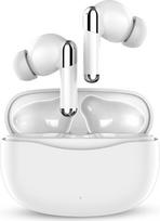 "Bluetooth 5.3" ausinės su 4 HD Mic Mini, belaidės jutiklinės ausinės, triukšmo slopinimas ANC ENC, ausinės Binaural IPX4 belaidis 25 val. (2023), "iOS Android" "Windows" Balta