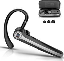 "Bluetooth" ausinės V5.4 belaidis laisvų rankų telefonas su CVC 8.0 ir ENC dvigubu mikrofonu, "Bluetooth" ausinės su 25 valandų pokalbių laiku, 120 valandų budėjimo režimo ausinės mobiliajam telefonui, skirtos vairavimui biure, juodos spalvos