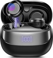 "Bluetooth" ausinės, 2026 mini ausinės į ausis, belaidės "Bluetooth 5.4 HiFi", 47 valandų trukmės miego ausinės su pasyviuoju triukšmo maskavimu, LED ekranas, skirtos miegui