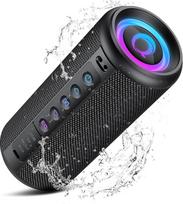 "Bluetooth" garsiakalbis su apšvietimu, "Bluetooth 5.4" muzikos dėžutė, 25 W dvigubas garsiakalbis, dvigubi žemų dažnių garsiakalbiai, 30 valandų veikianti baterija, IPX7 atsparus vandeniui, TWS poravimas, AUX, TF kortelė, tinkamas naudoti lauke, vakarėli