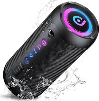 "Bluetooth" garsiakalbis su šviesa, 30 W muzikos dėžutė, nešiojama "Bluetooth" dėžutė su IPX7 atsparumu vandeniui, dvigubi žemų dažnių garsiakalbiai, 30 sekundžių baterija, RGB žibintai, TWS suporavimas, AUX, TF kortelė, tinkama naudoti lauke, vakarėliuos