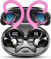 "Bluetooth" sporto ausinės, belaidės "Bluetooth 5.4" ausinės su 4 ENC triukšmą slopinančiu mikrofonu, ausinės ausyse su "HiFi Stereo", 50 valandų trukmės belaidės ausinės, IP7 atsparios vandeniui, dvigubas LED ekranas
