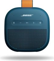 "Bose SoundLink" nešiojamasis mikro garsiakalbis (2 kartos), belaidis lauko garsiakalbis su iki 12 valandų veikiančia baterija, atsparus vandeniui ir dulkėms, "Twilight Blue", riboto leidimo