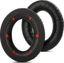 "Cloud Revolver S" žaidimų ausinės "Premium" baltyminės odos pakaitinės ausų pagalvėlės, suderinamos su "HyperX Cloud Revolver S" žaidimų ausinių pakaitinėmis pagalvėlėmis