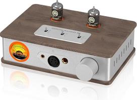 "Douk E2" elektroninis ausinių stiprintuvas su XLR/4,4 mm/6,35 mm/RCA išėjimais, "HiFi" stereofoninis stiprintuvas su VU matuokliu, skirtas ausinėms, namų stiprintuvui, aktyviesiems garsiakalbiams