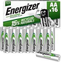 "Energizer" AA baterijos, "Recharge Power Plus" baterija, 16 įkraunamų AA baterijų