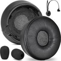 "Engage 75 Mono" ausinių pagalvėlės ir mikrofono putų pakaitalas - pralaimėjusios ausinių pagalvėlės suderinamos su "Jabra" "Engage 55/65/75" mono versijos ausinėmis (netinka "Engage 50", "Engage 55/65/75" stereo versijai)
