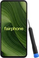 "Fairphone Gen 6" (taisomas, tvarus ir patvarus išmanusis telefonas (6,31 colio ekranas, 50 MP dviguba kamera, 8GB/256GB, 4415 mAh, "Android 16")) su "iFixit" atsuktuvu