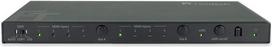 "FeinTech VAX04201 HDMI eARC Pass Matrix" jungiklis 4x2 garso juostai ir 2 ekranams 4K 60Hz "Dolby Vision Atmos