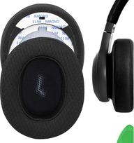 "Geekria Comfort" itin stori tinklelio formos pakaitiniai ausų įdėklai, suderinami su "JBL E55BT" ausinėmis Ausų įdėklų remonto dalys (juodos spalvos)