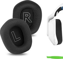 "Geekria Comfort" pakaitiniai tinkliniai ausų įdėklai, skirti "Logitech G733" ausinėms "Headset Ear Pads", ausų įdėklai, remonto dalys (juodos spalvos)