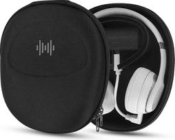 "Geekria Elite" įkrovimo ausinių dėklas, suderinamas su "Sony", "Bose", JBL, AKG ir kt., pakaitinis kietas kelioninis dėklas su kabelių laikymo vieta (juodas)
