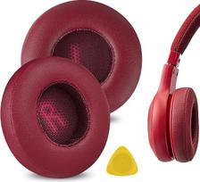 "Geekria QuickFit" pakaitinės baltyminės odinės ausų pagalvėlės, skirtos JBL E35, E45bt, E45 ausinių ausinių pagalvėlėms, ausinių ausų kaušelių remonto dalims (raudonos spalvos)