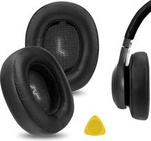 "Geekria QuickFit" pakaitinės baltyminės odos ausų pagalvėlės, skirtos JBL E55BT ausinėms Ausų pagalvėlės Ausinių pagalvėlės Ausinių pagalvėlių remonto dalys (juodos spalvos)