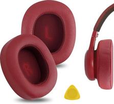 "Geekria QuickFit" pakaitinės baltyminės odos ausų pagalvėlės, skirtos JBL E55BT ausinėms Ausų pagalvėlės Ausinių pagalvėlės Ausinių pagalvėlių remonto dalys (raudonos spalvos)