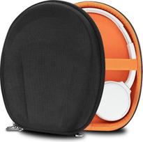 "Geekria Shield" ausinių dėklas, suderinamas su "Sony" WH-XB700, WH-CH520, WH-CH500, MDR-ZX600, pakaitinis kietas kelioninis dėklas su kabelio laikymo vieta (juodas)