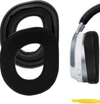 "Geekria Sport Cooling Gel" pakaitiniai ausų įdėklai, suderinami su "Turtle Beach Stealth 700 Gen 3" ausinių įdėklais (juodi)