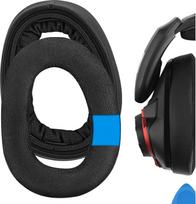 "Geekria" pakaitinės ausų pagalvėlės "Sennheiser GSP 600 GSP 670 GSP 500" profesionalioms žaidimų ausinėms ausinėms "Sennheiser GSP 600 GSP 670 GSP 500" (juodos spalvos)