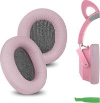 "Geekria" pakaitiniai ausų įdėklai Razer Kraken V4/V4X/V4Pro/Kitty V2 Pro, Barracuda/Barracuda X ausinių atsarginėms dalims (rožinės spalvos)