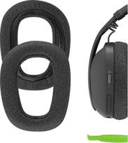 "Geekria" pakaitiniai tinkliniai ausinių įdėklai "Logitech Zone Vibe 100" ausinių įdėklai Ausinių įdėklai Ausinių įdėklų remonto dalys (juodos spalvos)
