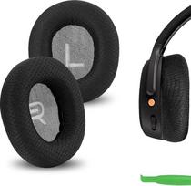"Geekria" patogūs tinkliniai ausų įdėklai, suderinami su "Skullcandy Crusher ANC 2" ausinėmis Ausų įdėklai su vaizdo instrukcija (juodi)