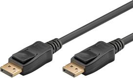 "Goobay" 64863 "DisplayPort 2.1" kabelis / 8K raiška esant 60 Hz dažniui / prijungimo kabelis, tinkamas žaidimų kompiuteriams / PS5 / ekranuotas / 2M