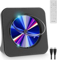 "Gueray" DVD grotuvas televizoriui Visi regionai nemokami Stalinis DVD/CD grotuvas namams su "Bluetooth" garsiakalbiais Ekranas Žadintuvas FM radijas su CD grotuvu USB kortelių atkūrimas Pridedamas nuotolinio valdymo pultas HDMI kabelis