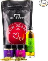 "Hallingers For Mum" - Motinos dienos dovanų rinkinys "Wonder Bag Gift Set Basil Olive Oil & Spice for Mother's Day (Bag)" - dovana vasarą ir puiki kepsnių dovana | Sveikinimai Jubiliejus Draugystė