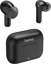 "Hama" "Bluetooth" ausinės (belaidės, TWS ausinės, aktyvaus triukšmo slopinimo, ausinės su įkrovimo stotele, ENC, į ausis, USB-C greitasis įkrovimas, "Bluetooth" ausinės, programėlės / balso valdymas, jutiklinis valdymas) Juoda