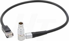 "HangTon Teradek COLR Cat5e Ethernet RJ45 kabelis, skirtas "Alexa" mini kamerai su 10 kontaktų jungtimi (40 cm, dešiniojo kampo 10 kontaktų)
