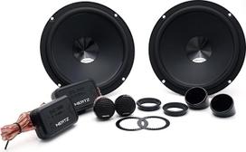 "Hertz DSK 165.3" - 2 kanalų automobilinė garso sistema 165 mm 160 W (2 žemų dažnių garsiakalbiai + 2 aukštų dažnių garsiakalbiai + 2 krosoveriai)