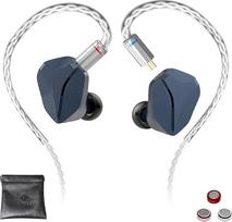 "Hidizs MP145 In-Ear Monitor" HiFi IEM laidinės ausinės 14,3 mm itin didelis planarinis magnetinis vairuotojas Aviacijos aliuminio lydinio korpusas muzikantams Mėlyna 3,5 mm