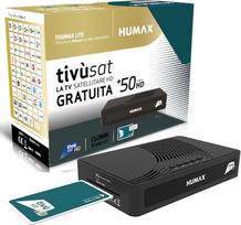 "Humax" - HD palydovinis imtuvas su kodavimu S2 HD-3600S2 + "Tivùsat" kortelė