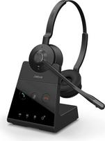 "Jabra Engage 65 On-Ear DECT Stereo Headset" - "Skype For Business" sertifikuotos belaidės ausinės su pažangiu triukšmo slopinimu, skirtos staliniams ir minkštiesiems telefonams - juodos spalvos - ES versija (atnaujinta)