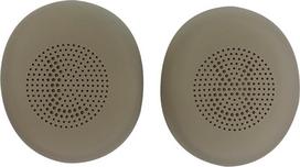 "Jabra Evolve2 65/Elite 45h" ausinėms skirti pakaitiniai ausinių įdėklai, "Jabra Elite 45h/Evolve2 65" ausinių įdėklai, minkštesnė oda (aukso spalvos)