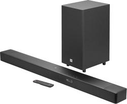 "JBL Cinema SB595" 3.1.2 kanalų garso juosta su tikruoju "Dolby Atmos", belaidžiu žemų dažnių garsiakalbiu, 440 W galia, HDMI eARC, "Bluetooth" transliacija, centrinis garsiakalbis aiškiems dialogams, namų kino sistema
