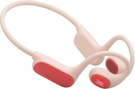 "JBL Junior Free" belaidės atviros ausinės vaikams, lengvas ir patvarus dizainas, iki 10 valandų veikianti baterija, užraktas nuo vaikų, "JBL OpenSound" ir "Safe Sound" technologijos, persikų spalvos