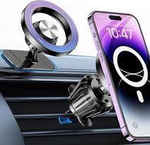 "Kaistyle" mobiliojo telefono laikiklis automobilyje "MagSafe Car Mount" 20 Stiprus magnetinis universalus magnetinis mobiliojo telefono laikiklis automobilio ventiliacija Automobilinis mobiliojo telefono laikiklis "iPhone" 15 14 13 12 "Pro Max Magsafe Ca
