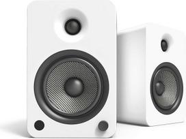 "Kanto YU6" garsiakalbiai su "Bluetooth®" ir "Phono Preamp" - matinės baltos spalvos