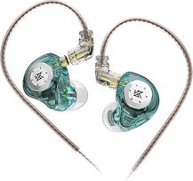 "Keephifi KZ EDX Pro In Ear Monitor", IEM ausinės, dvigubas DD HiFi stereofoninis garsas, laidinės, slopinančios triukšmą, ausinės (žalios, be mikroschemos)