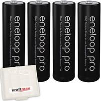 "Kraftmax" "Panasonic Eneloop Pro XX AA/Mignon" baterijos, 3-iosios kartos, 2550 mAh, didelės galios, 4 vnt.