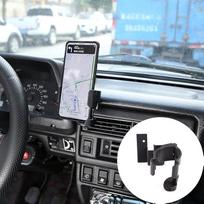 "Lada Niva" juodas automobilinis telefono laikiklis GPS navigacijai, skirtas "iPhone", "Huawei", "Xiaomi", "Xiaomi", "Samsung" išmaniesiems telefonams