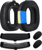 "Logitech G Astro A50 Gen 4" 4 kartos ausinių "A50 Gen 4" modifikacijų rinkinys - ausų pagalvėlės, galvos juosta ir mikrofono putos "Logitech G Astro A50 Gen 4" ausinėms, kurias gamina MMOBIEL - aušinančios gelinės ausinių pagalvėlės - baltyminis PU ir ve