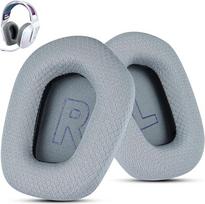 "Logitech G733" žaidimų ausinių, "Logitech G335" belaidžių ausinių, "Logitech G733", "Logitech G335" belaidžių ausinių priedai su minkštu tinklelio audiniu ir izoliacinėmis putomis (pilka)