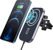 "Magsafe" įkroviklis, "MagSafe" automobilinis laikiklis, belaidis mobiliojo telefono laikiklis, automobilinis magnetas, 15 W greitas belaidis automobilinis įkroviklis, mobiliojo telefono laikiklis, automobilinė įkrovimo stotelė, greitasis įkroviklis "iPho