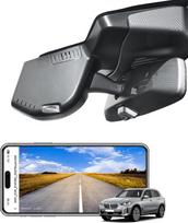 "Mangoal 4K Dash Cam", pritaikyta BMW X5 Gen4 G05 F95 2024+ Facelift (C modelis), OEM stilius, 2160P UHD vaizdo įrašas, WiFi ir programėlė, įrašymas kilpa, G jutiklis, paprasta naudoti, 64GB kortelė