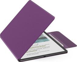 "MoKo" magnetinis dėklas naujam 11 colių "Kindle Scribe 2025" (3 kartos) ir "Kindle Scribe Colorsoft 2025" (1 kartos) - plonas "Folio Premium" PU odos dangtelis su rašikliu ir automatiniu miego žadinimu, tamsiai violetinės spalvos