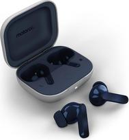"Motorola Moto Buds" ("Bluetooth 5.3" ausinės, "Hi-Res Sound" garsas, "Dolby Atmos", aktyvus triukšmo slopinimas, belaidis įkrovimas, iki 42 valandų baterijos veikimo laikas, 3 krypčių mikrofono sistema)