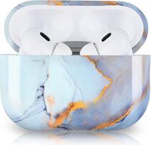 "Newseego AirPods Pro 2 2022" dėklas mergaitėms moterims, stilingas ir išskirtinis marmuro modelio kietasis kompiuterio dėklas, skirtas "Airpods Pro 2nd Generation" nešiojamam smūgiams atspariam apsauginiam dėklui, skirtas "AirPods Pro 2" įkrovimo dėklui,