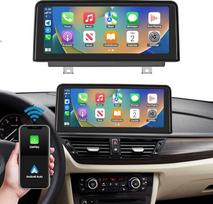 "Ninetom" automobilinis radijo imtuvas su 10,25 colių jutikliniu ekranu, belaidžiu "Carplay" ir "Android Car", skirtas 2009-2015 m. BMW X1 serijos E84 su CIC sistema, palaiko "Mirrorlink", kamerą, navigaciją